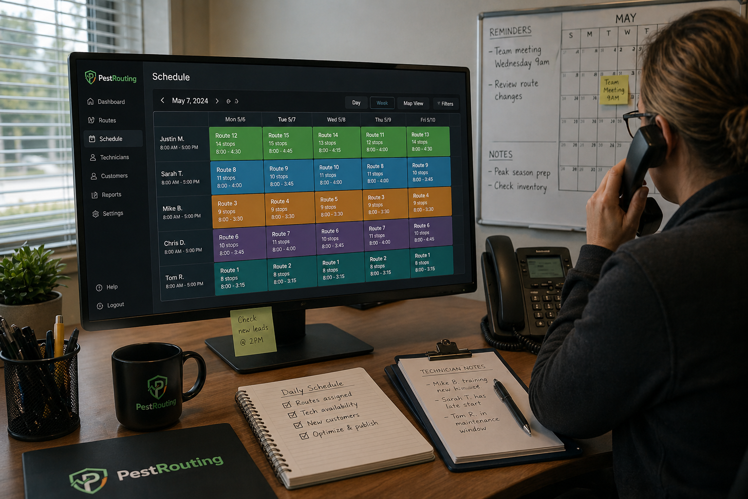 Why Dispatch Is a Leadership Problem, Not Just a Scheduling Problem - PestRouting Blog